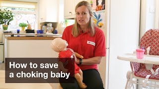 Baby First Aid How to save a choking baby [upl. by Retsub]