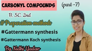 Carbonyl Compounds part7 Gattermann Reaction Gattermann Koch Reaction  Formylation Reaction [upl. by Eiramasil]