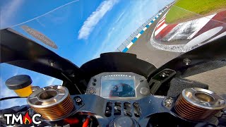 Donington Park British Superbikes 2020 Onboard My BMW S1000RR [upl. by Dehlia]