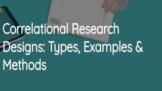 Correlational Research Design  Types Examples amp Method [upl. by Marozas528]