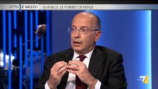 Otto e mezzo  Gutgeld le forbici di Renzi Puntata 09042015 [upl. by Ecaj808]