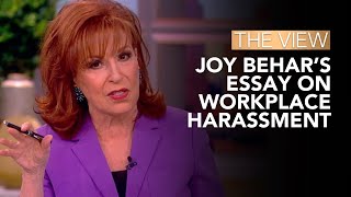 Joy Behar’s Essay On Workplace Harassment  The View [upl. by Millur]