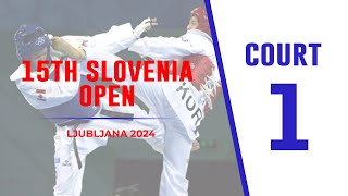 Slovenia Open G1  Ljubljana 2024  Court 1 [upl. by Hime]