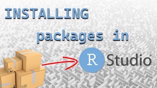 How to Install and Update Packages for RStudio [upl. by Ethel3]