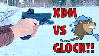 Glock 20 Gen 5 vs Springfield Elite XDM 4 5 10mm [upl. by Allenod]