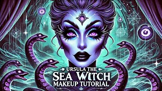 Transform into Ursula the Sea Witch Bold Halloween Makeup Tutorial tiktok arianamuygrande [upl. by Rector836]