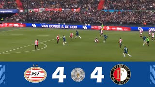 PSV vs Feyenoord 44 PEN 24 Highlights amp Goals  Johan Cruyff Shield 2024 [upl. by Dlorej]