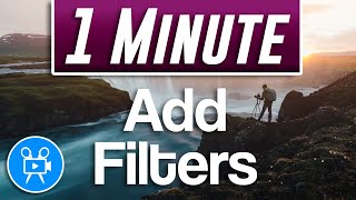 How to add Filters  Movavi Video Editor Plus [upl. by Anauqahc]