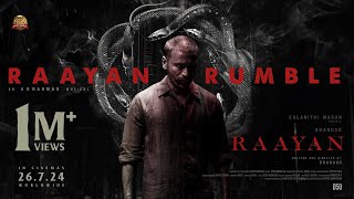 RAAYAN  Raayan Rumble Video  Dhanush  best song  AR Rahman  Arivu  tamil new songs  music [upl. by Ataga677]