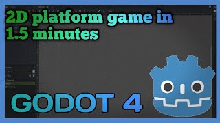 make a 2D platform game godot 4 [upl. by Merilee344]