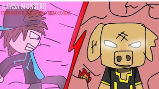 A CASA MONSTRO 3° Temporada  Entrei no NETHER e fui até o trono do Boss Ep 06 [upl. by Oiram]