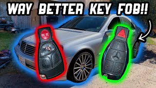 Replacing Key Fob On 2004 Mercedes C230 Kompressor W203 [upl. by Tarttan]