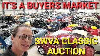 Quality cars selling but classic prices still falling SWVA Summer Auction [upl. by Annahsor617]