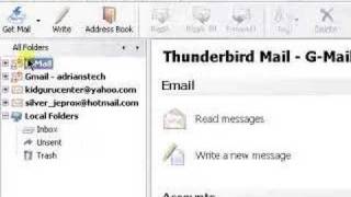 How to set up GmailYahooHotmail in Thunderbid [upl. by Madella]