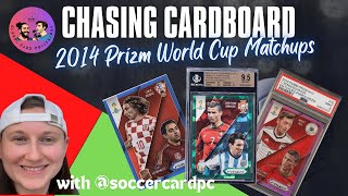 Collecting 2014 Prizm World Cup Matchups with Rebecca soccercardpc [upl. by Myrah]