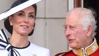 Royal Fans Couldnt Look Away From Kate amp Charles At 2024 Trooping The Colour [upl. by Faber]