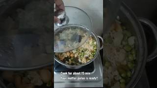 My mutter pulao recipe  no garlic mutterpulao cooking [upl. by Enyamart]