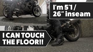 Lowered ER6F vs Factory Low BMW F700GS [upl. by Yelich880]