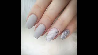 gray nail art designs [upl. by Monte]