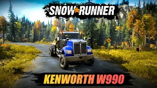 Snowrunner Yeni DLC Kenworth W990 [upl. by Ddej286]