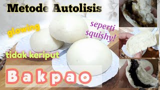 Resep Bakpao metode Autolisisbakpao mulus putih glowing empuktips agar bakpao tidak keriput [upl. by Adneral198]