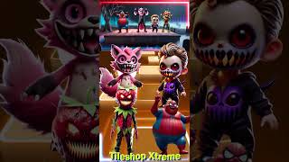 Pinkfong 🆚 Cocomelon 🆚 Monster 🆚 Fat Spiderman Dance in Viral Dame Tu Cosita coffindance tileshop [upl. by Ahsinawt]