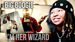 Big Dude🔥LoftyLiyah Reacts To Big Boogie  IM HER WIZARD [upl. by Emsoc]