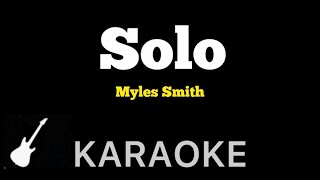 Myles Smith  Solo  Karaoke Guitar Instrumental [upl. by Iseabal]