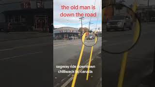 Segway ninebot ride the old man is down the road 80s rock johnfogartysegwaymusic shorts [upl. by Llertal977]