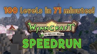 Lets make Wynncraft Speedrunning 1100 a thing 1h 11min [upl. by Rosati918]