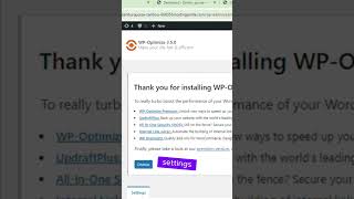 wordpress performance plugin in WordPress shorts wordpress [upl. by Zahc982]