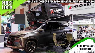 Perodua Aruz XCape With Camping Accessories Showcased At Malaysia Autoshow  Full Interior Exterior [upl. by Esmaria910]