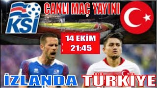 İZLANDA 24 TÜRKİYE  UEFA AVRUPA ULUSLAR LİGİ B GRUBU MAÇ  CANLI MAÇ YAYINI DİNLE  BİZİM ÇOCUKLAR [upl. by Fremont]