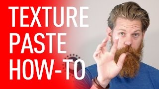 How To Use Texture Paste In Your Hair amp Beard  Eric Bandholz [upl. by Atinaw]