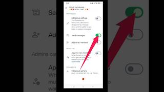 Whatsapp Group Only Admin Send Message Settings sorts shortvideo youtubeshorts [upl. by Shue]