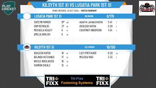 Kilsyth 1st XI v Lusatia Park 1st XI [upl. by Rimola655]