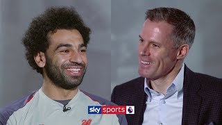 EXCLUSIVE Mo Salah opens up to Jamie Carragher on the title race and receiving more criticism [upl. by Aserehtairam]