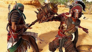 Assassins Creed Origins Brutal Rampage with Legendary Weapons of Egypt [upl. by Idnas321]