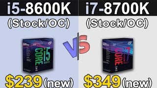 i58600K Vs i78700K  Which is Better Value For Money [upl. by Horter713]