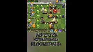 REPEATER SPIKEWEED AND BLOOMERANG PIÑATA PARTY  PLANTS VS ZOMBIES SPEEDRUN [upl. by Bannister]