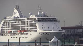 quotSEVEN SEAS VOYAGERquot amp quotBOLETTEquot DEPARTURES SOUTHAMPTON 070923 [upl. by Washburn]