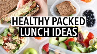 EASY HEALTHY PACKED LUNCH IDEAS  For school or work [upl. by Orimlede]