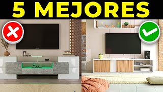 😮 Los 5 MEJORES MUEBLES PARA TV MODERNOS 2024  ESTANTES FLOTANTES Para TELEVISOR [upl. by Adnilasor]