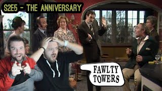 MISSED OPPORTUNITIES Americans React To quotFawlty Towers  S2E5  The Anniversaryquot [upl. by Ttezil543]