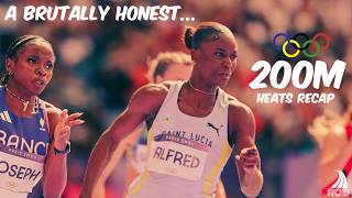 The Olympic 200M was NEVER supposed to be like THIS  A brutally HONEST womens 200M heats recap [upl. by Assiralc531]