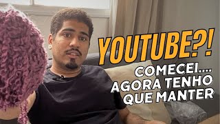 Monólogo enquanto aprendo Crochê no primeiro vídeo do canal [upl. by Angi]