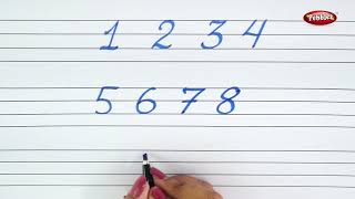 Calligraphy Basics  Writing Numbers in Calligraphy  Learn Calligraphy For Beginners [upl. by Malarkey]