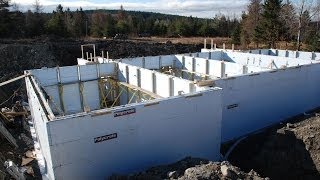 Polycrete Big Block 1600 Insulated Concrete Forms ICF  Installation Video [upl. by Lacagnia716]