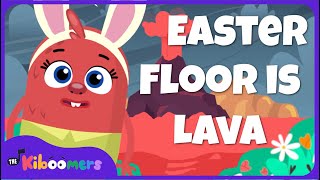 Easter Floor is Lava  THE KIBOOMERS Preschool Dance Songs  Brain Break [upl. by Ebony]