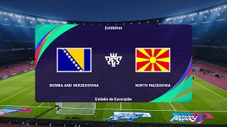 Bosnia amp Herzegovina U21 vs North Macedonia U21 05062024 U21 Friendly PES 2021 [upl. by Galven]